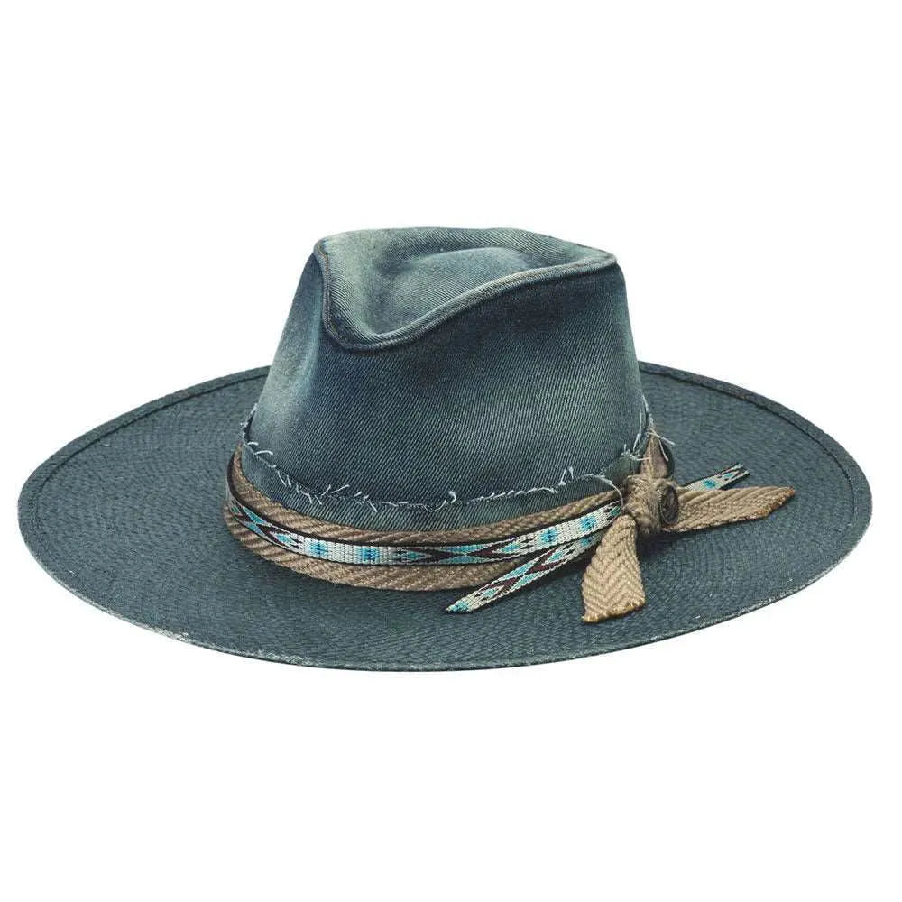 Bullhide Believer - Wide Brim Denim Cowboy Hat - Hatcountry
