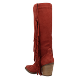 Dingo Twister - Women's Suede Leather Cowgirl Boots