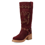 Dingo Troubadour - Women's Suede Leather Cowgirl Boots