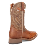 Dan Post Martel - Men's Ostrich Skin Leather Cowboy Boots