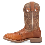 Dan Post Martel - Men's Ostrich Skin Leather Cowboy Boots