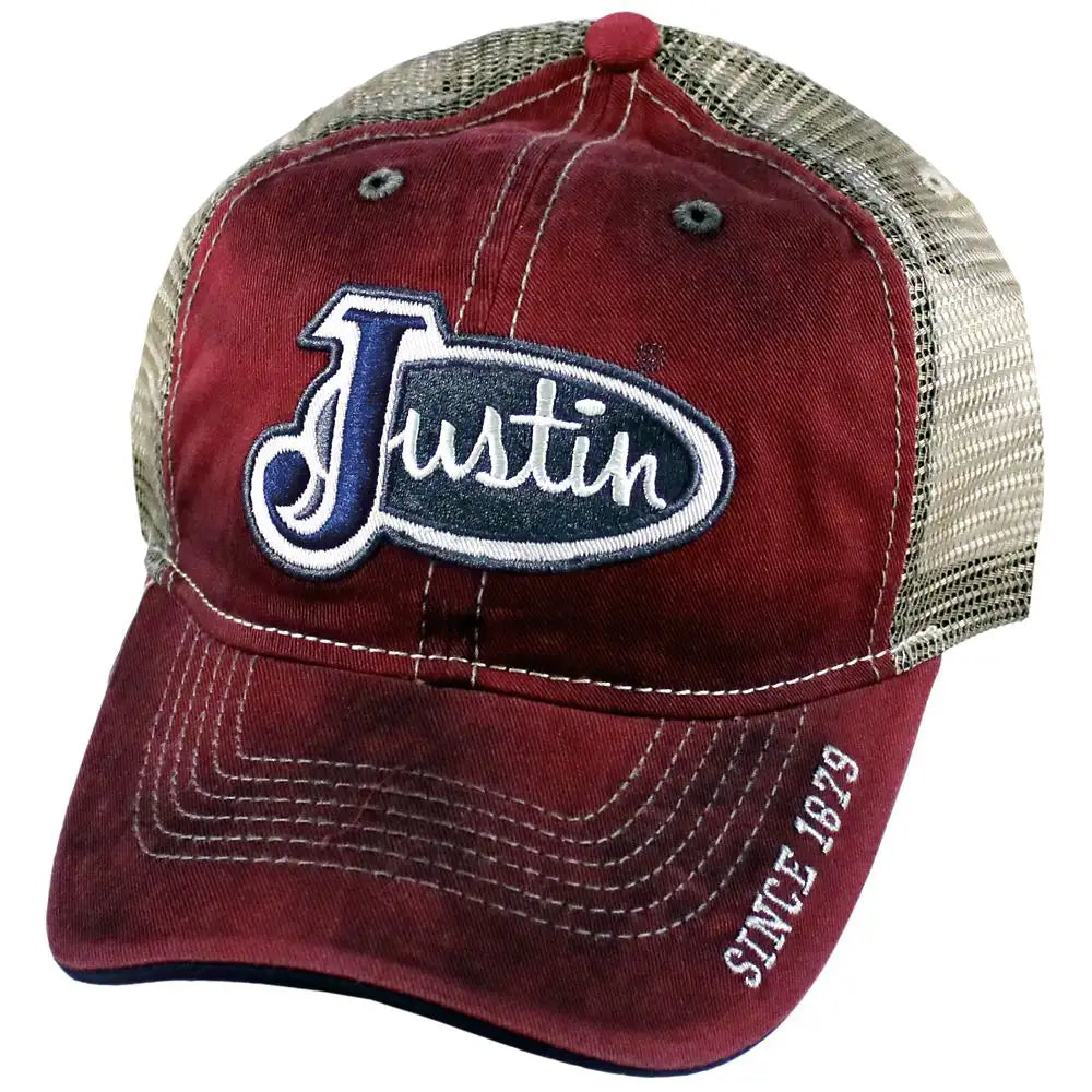Justin boots trucker hat hotsell
