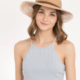 Peter Grimm Kissa - Straw Fedora Hat