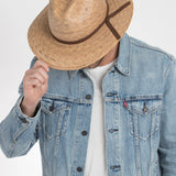 Peter Grimm Kissa - Straw Fedora Hat