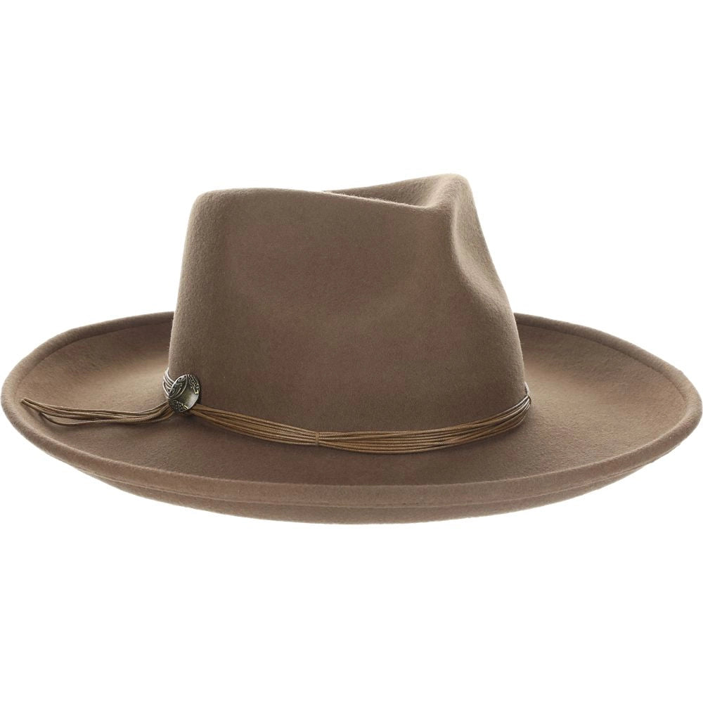 Scala Palermo - Wide Brim Wool Felt Fedora Hat