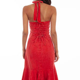 Scully Cantina Halter Top Dress (PSL-054) - Women's Sundress