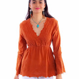 Scully Cantina Blouse (PSL-221) - Women's Shirt