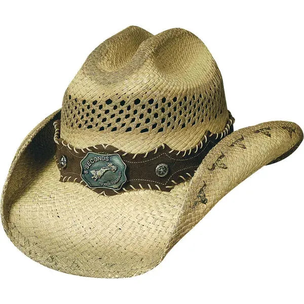 Bullhide Ride Em - Shapeable Straw Cowboy Hat - Hatcountry