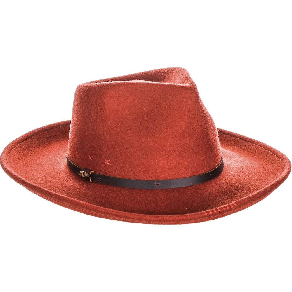 Scala Seneca - Wide Brim Wool Felt Fedora Hat