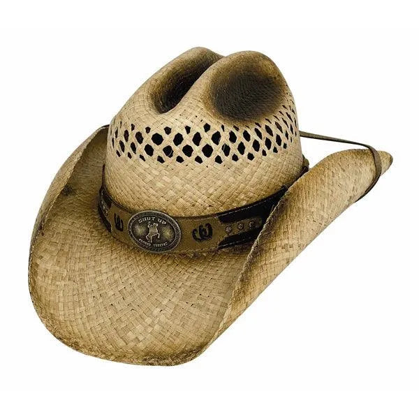 Bullhide Shut Up And Ride - Straw Cowboy Hat - Hatcountry