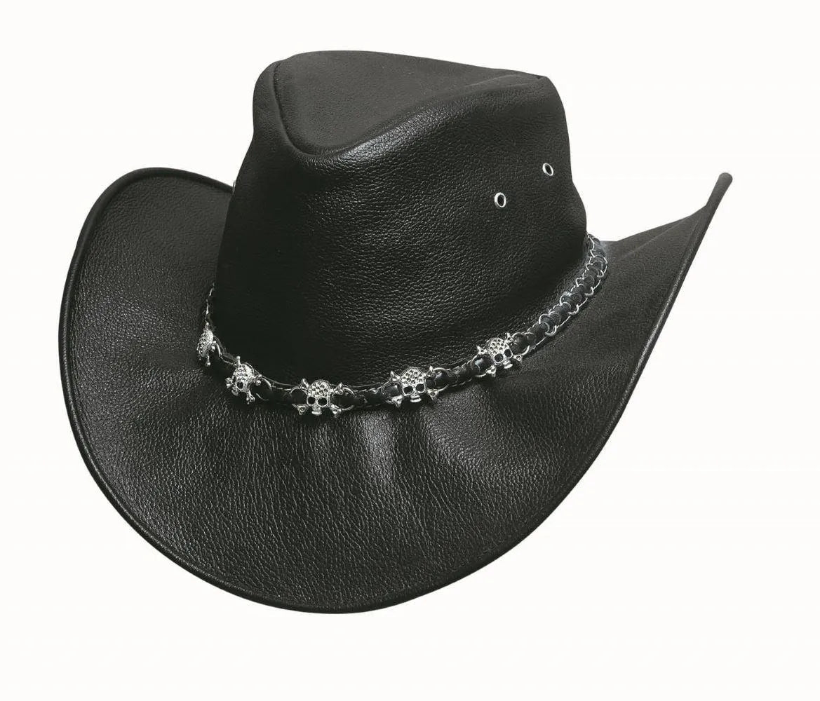 Bullhide Smoke - Leather Cowboy Hat - Hatcountry