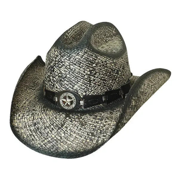 Bullhide Star Central - Shapeable Raffia Straw Cowboy Hat - Hatcountry