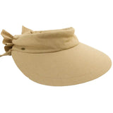 Scala Cotton Bow Visor - Womens Visor