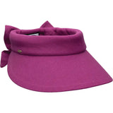 Scala Cotton Bow Visor - Womens Visor