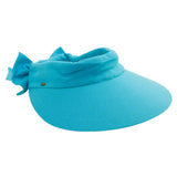 Scala Cotton Bow Visor - Womens Visor