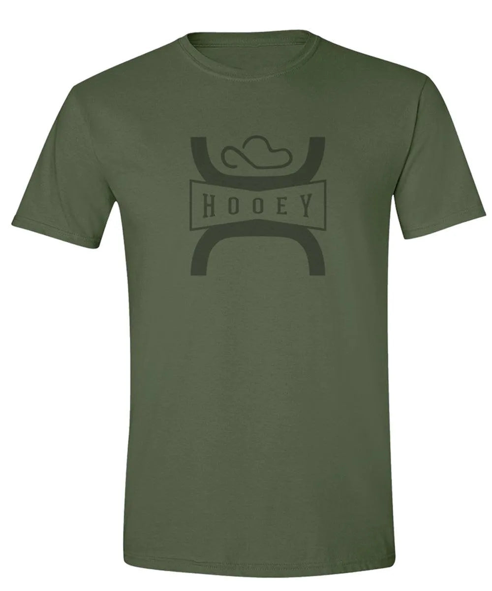 HOOey Split Hooey (Military Green) - Mens T-Shirt - Hatcountry