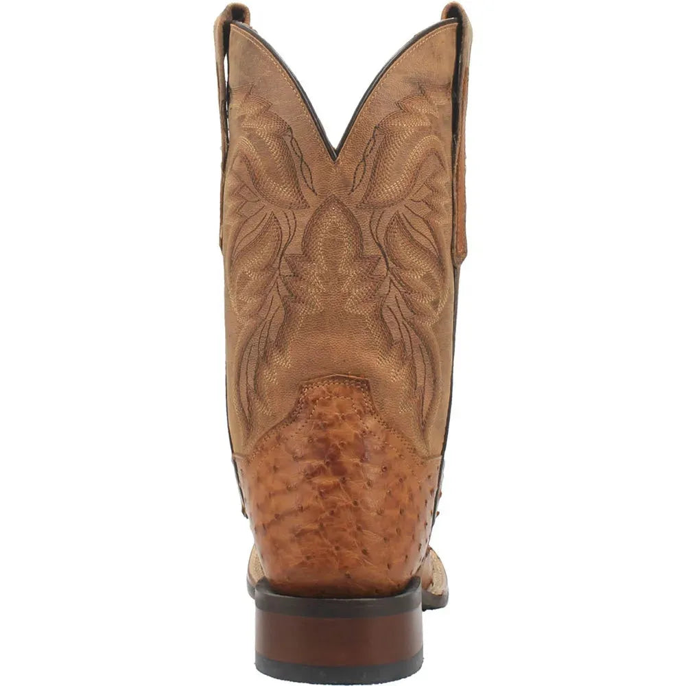Dan Post Alamosa -Mens Ostrich Skin Leather Cowboy Boots - Hatcountry