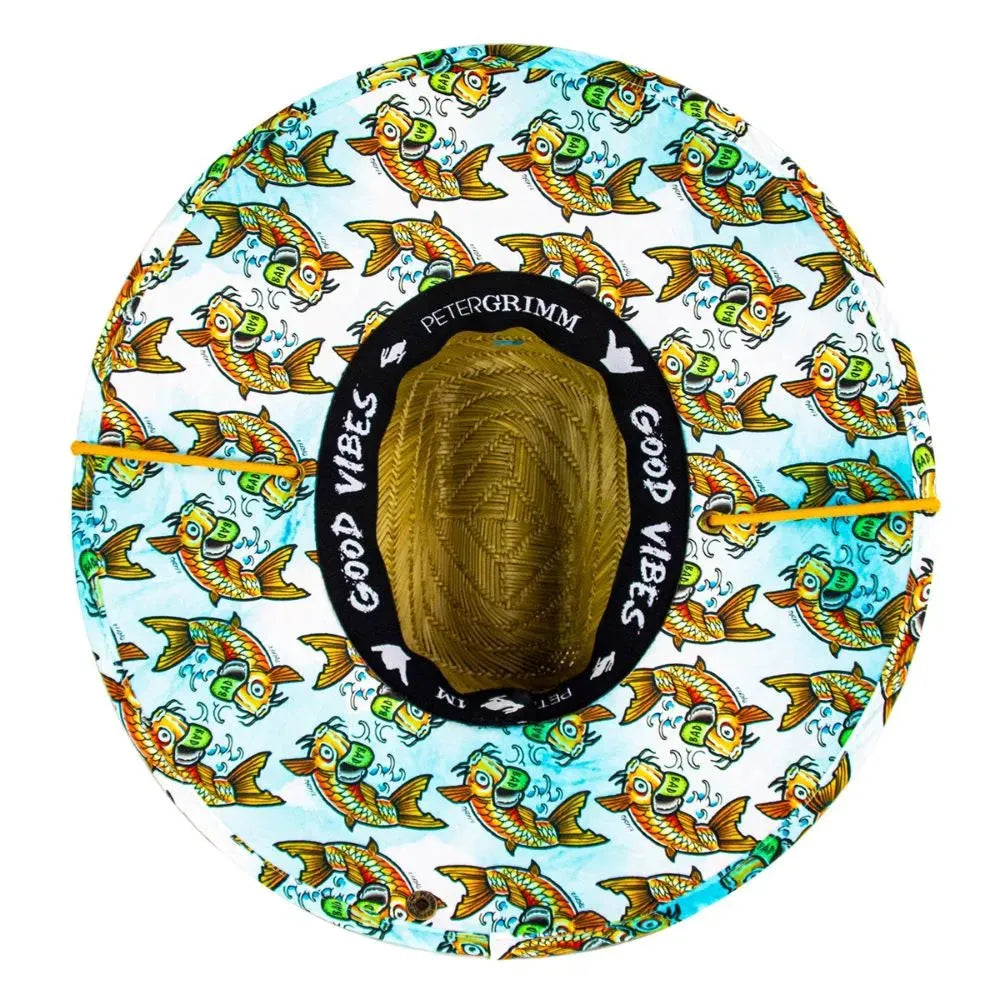Peter Grimm Sublime Badfish Lifeguard - Rye Straw Lifeguard Hat - Hatcountry