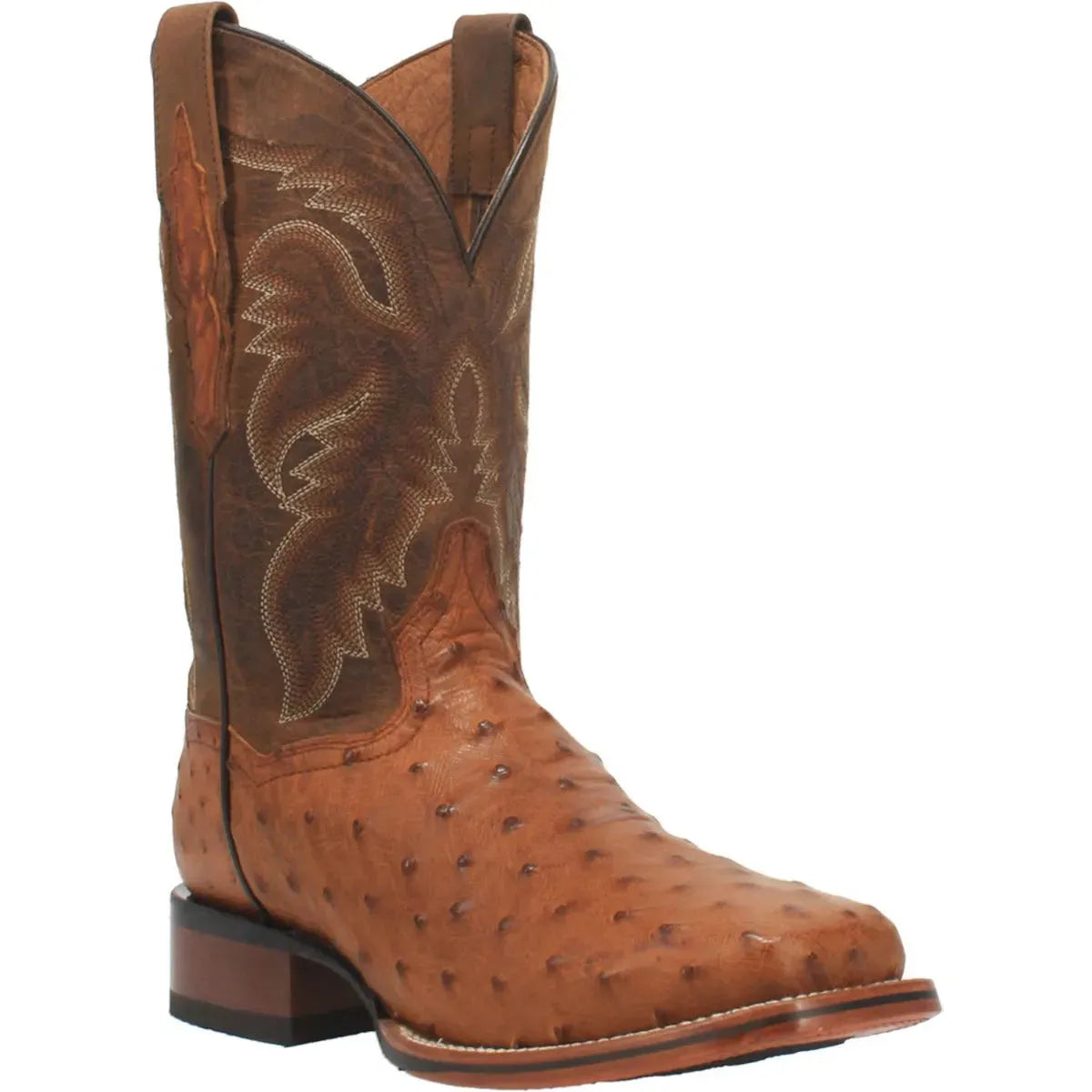 Dan Post Alamosa -Mens Ostrich Skin Leather Cowboy Boots - Hatcountry