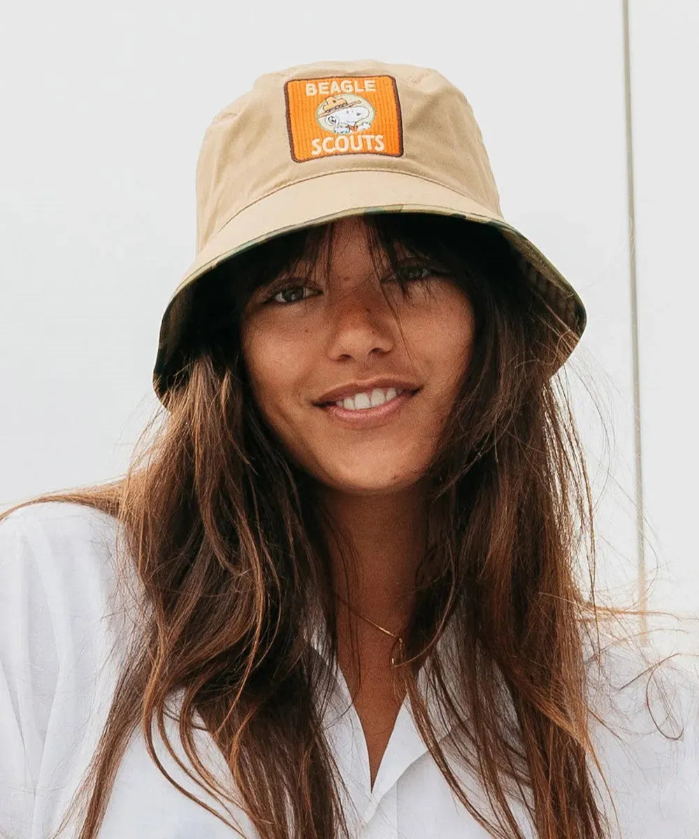 Peter Grimm Peanuts Beagle Scout Bucket - Cotton Bucket Hat - Hatcountry