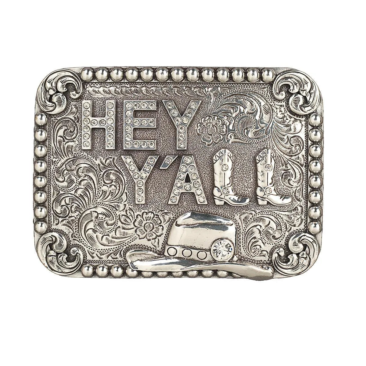 Nocona Hey Y'all - Women's Belt Buckle - Hatcountry