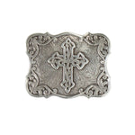 Nocona Silver Cross - Belt Buckle - Hatcountry