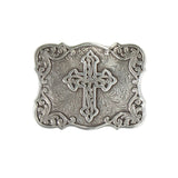 Nocona Silver Cross - Belt Buckle - Hatcountry