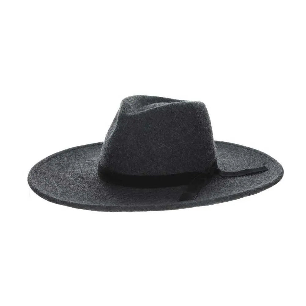 Scala Calista - Wide Brim Soft Wool Fedora Hat - Hatcountry