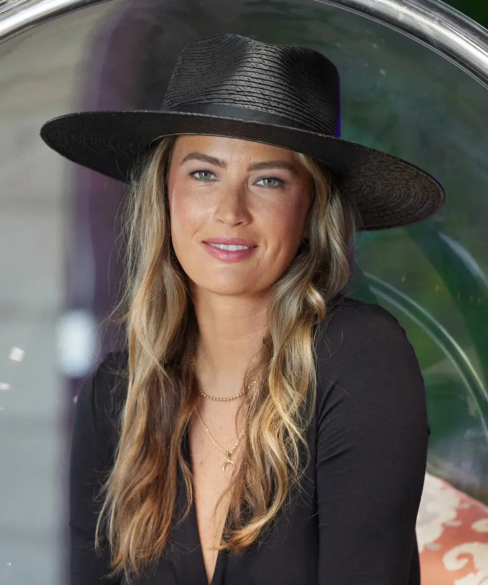 Peter Grimm Carin - Wide Brim Mexican Palm Straw Hat - Hatcountry