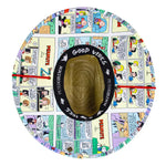 Peter Grimm Peanuts Comic Strip - Rye Straw Lifeguard Hat - Hatcountry