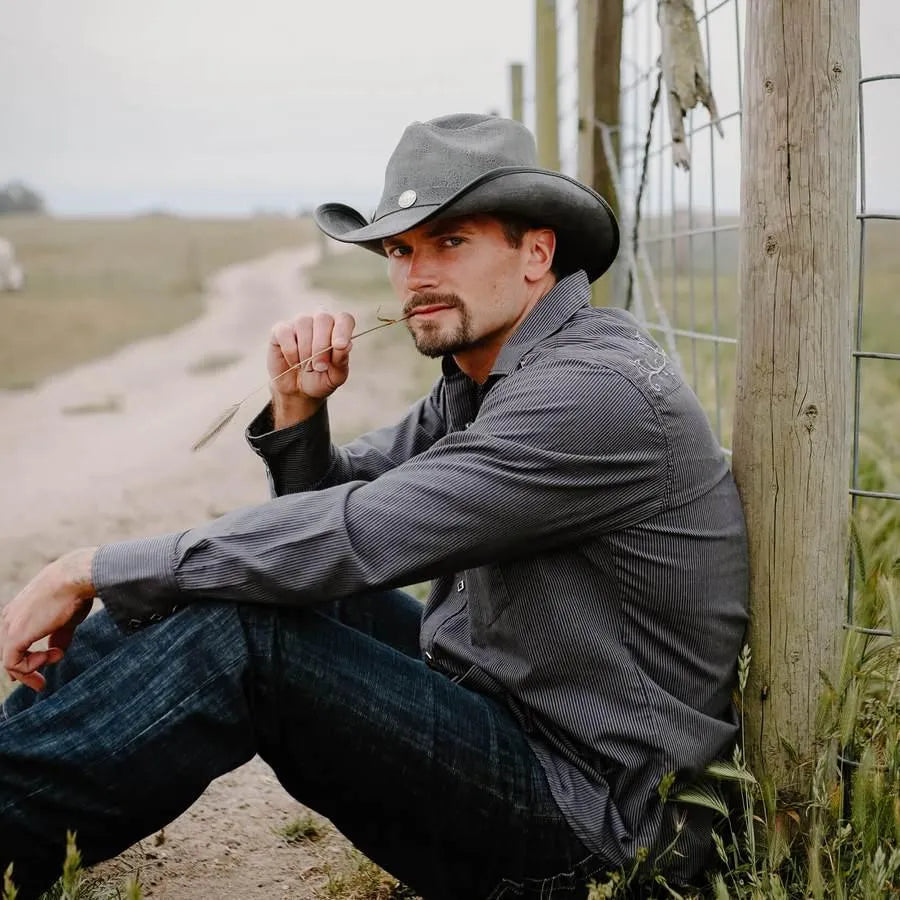Head'n Home Cyclone (Buffalo) - Leather Cowboy Hat - Hatcountry