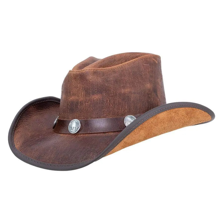 Head'n Home Cyclone (Buffalo) - Leather Cowboy Hat - Hatcountry