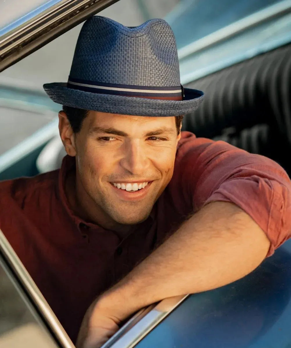 Peter Grimm Deppo - Straw Fedora Hat - Hatcountry