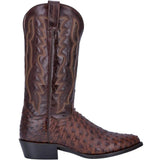 Dan Post Pershing Mens Ostrich Leather Cowboy Boots - Hatcountry