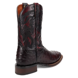 Dan Post Alamosa (Black Cherry)  - Men's Ostrich Skin Leather Cowboy Boots