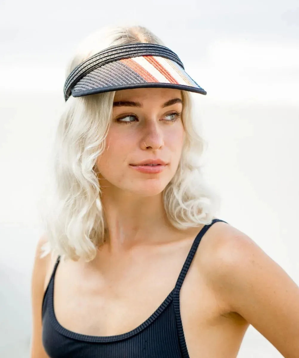 Peter Grimm Dylan - Straw Visor Hat - Hatcountry