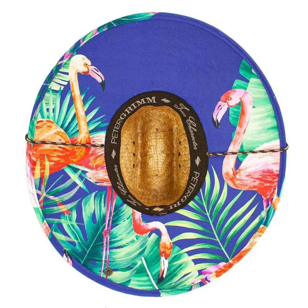 Peter Grimm Flamingo - Straw Lifeguard Hat - Hatcountry