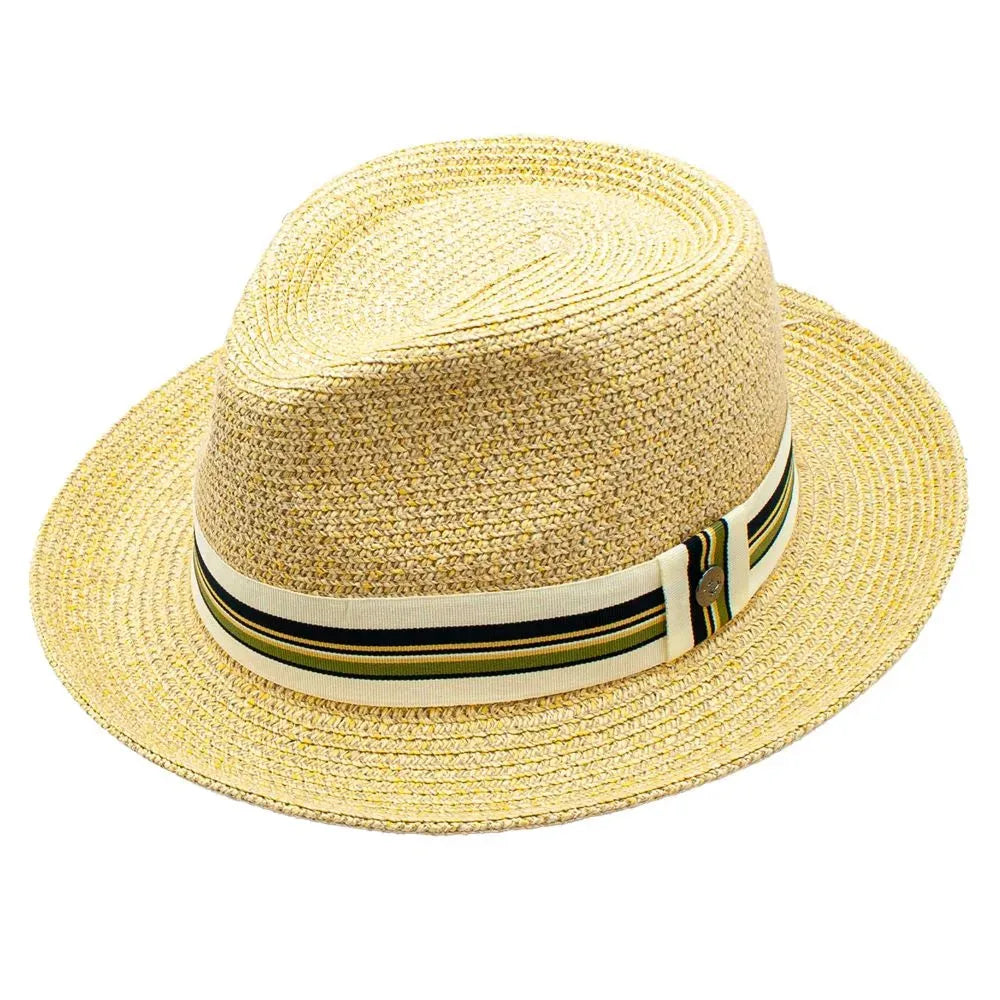 Peter Grimm Gatsby - Straw Fedora Hat - Hatcountry