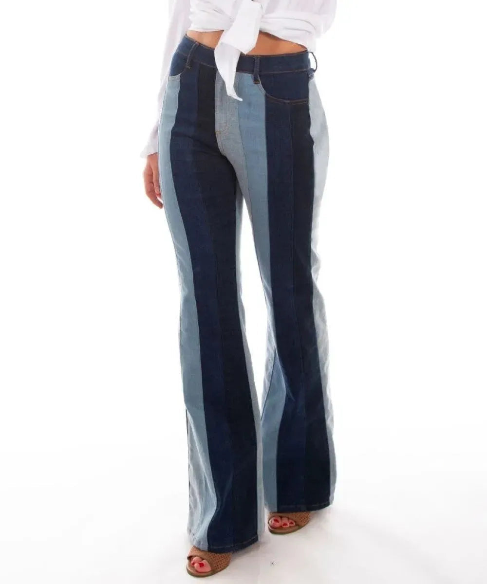 Honey Creek Color Block Flare Pant - Womens Jeans - Hatcountry