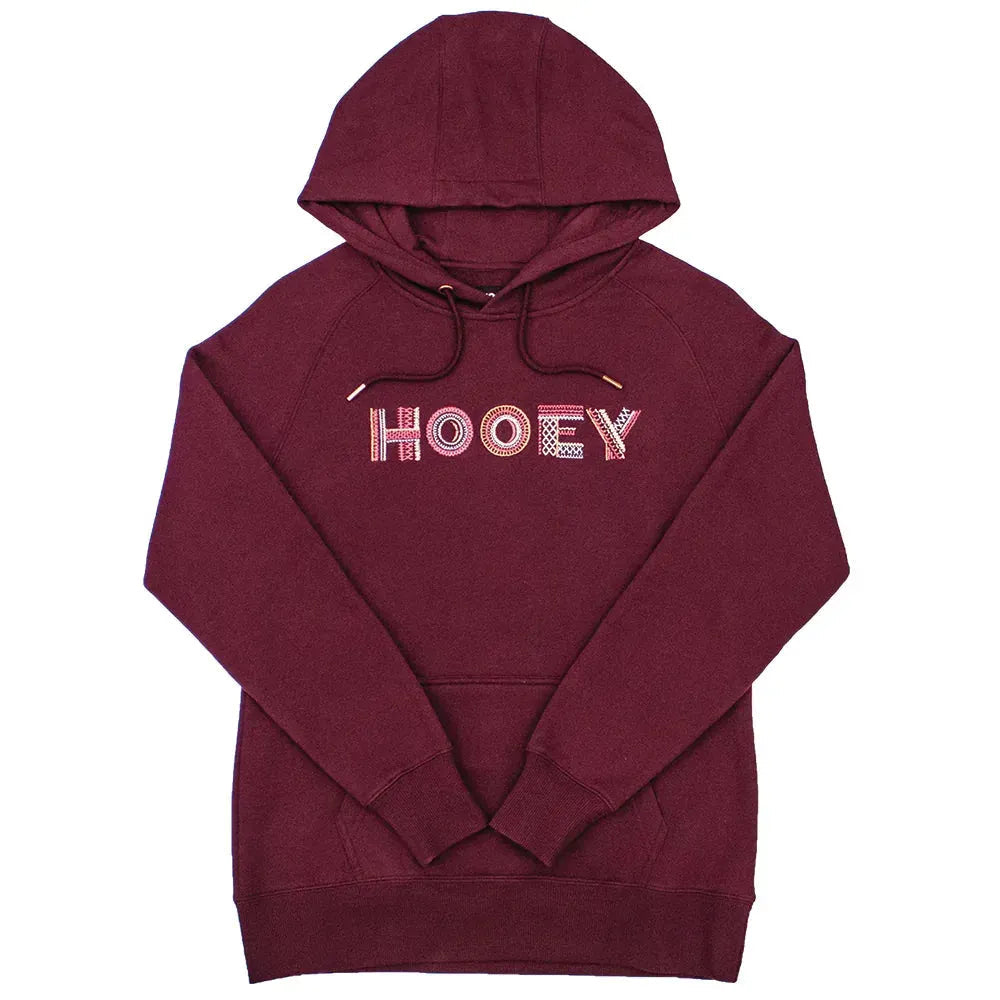 HOOey "Artisan" (Maroon) - Women Hoodie Sweatshirt - Hatcountry