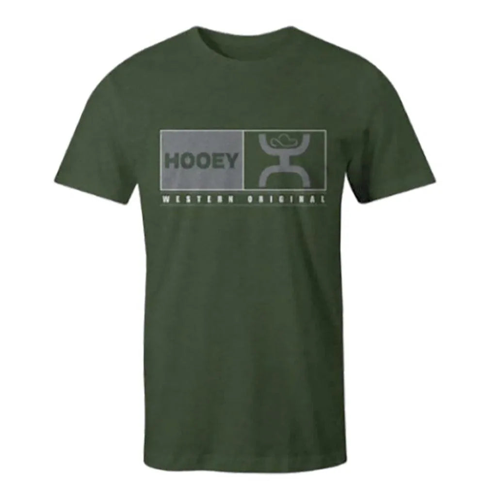 HOOey Match ( Olive ) - Mens Crew Neck T-Shirt - Hatcountry