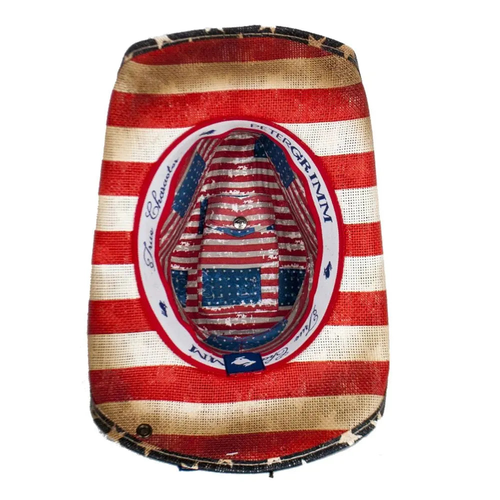Peter Grimm Justice - Straw Cowboy Hat - Hatcountry