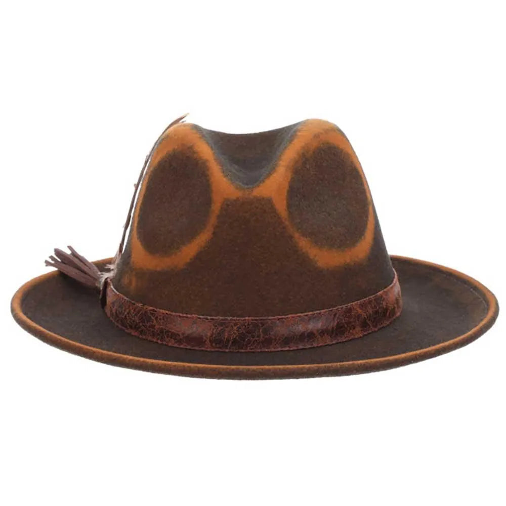 Scala Woodstock - Distressed Soft Wool Felt Fedora Hat - Hatcountry