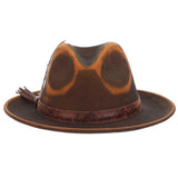 Scala Woodstock - Distressed Soft Wool Felt Fedora Hat - Hatcountry