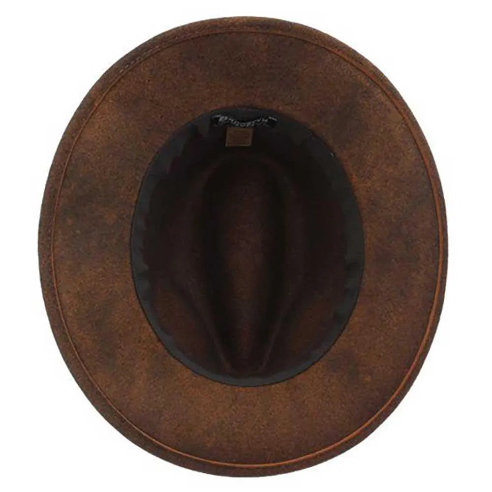 Scala Woodstock - Distressed Soft Wool Felt Fedora Hat - Hatcountry