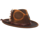 Scala Woodstock - Distressed Soft Wool Felt Fedora Hat - Hatcountry