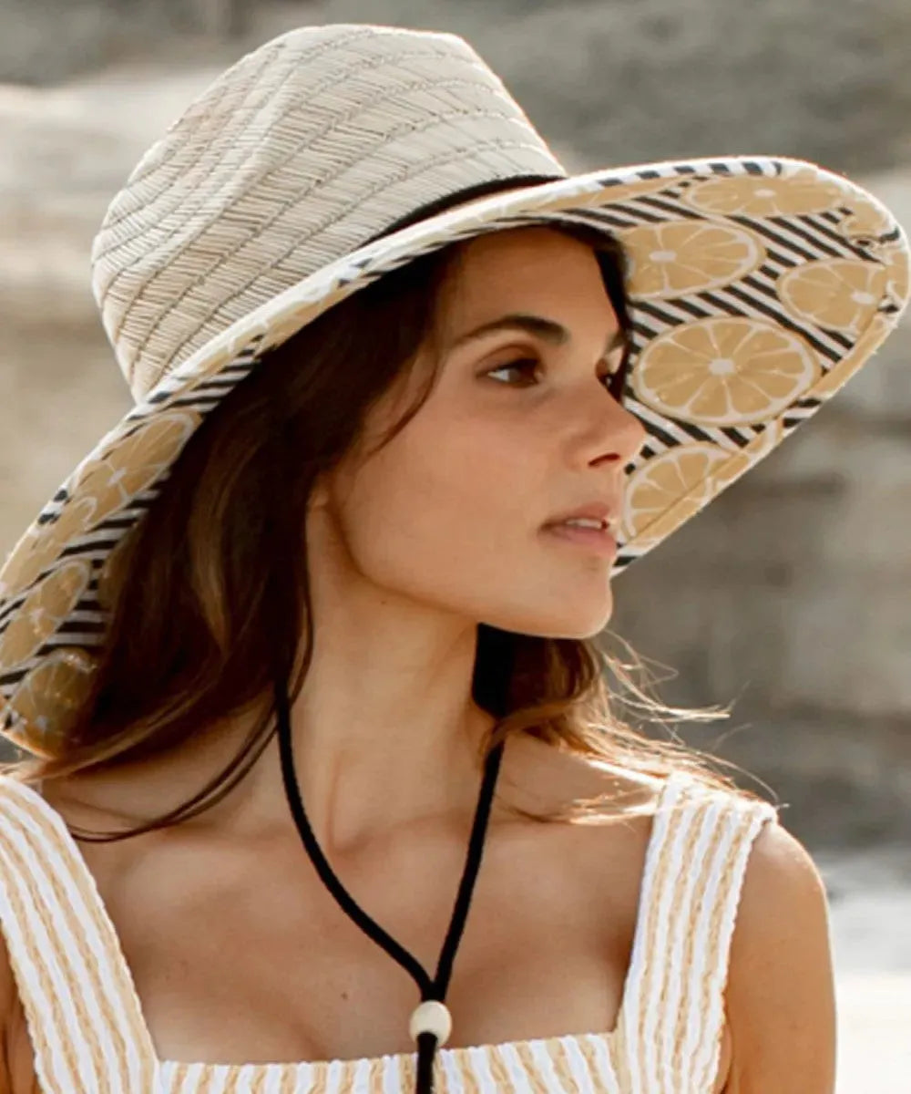 Peter Grimm Lemonade Lifeguard - Rye Straw Lifeguard Hat - Hatcountry