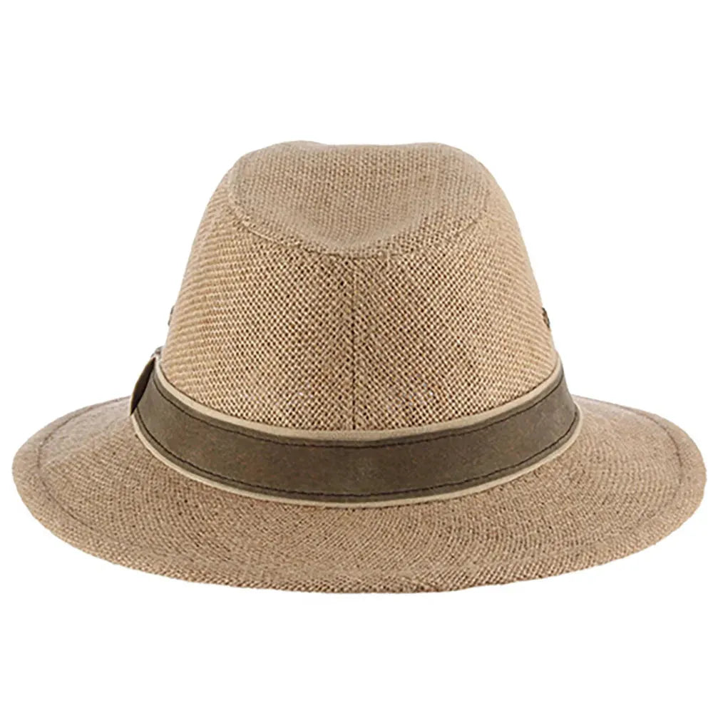 Dorfman Pacific Onshore - Hemp Straw Outback Fedora Hat (Closeout) - Hatcountry
