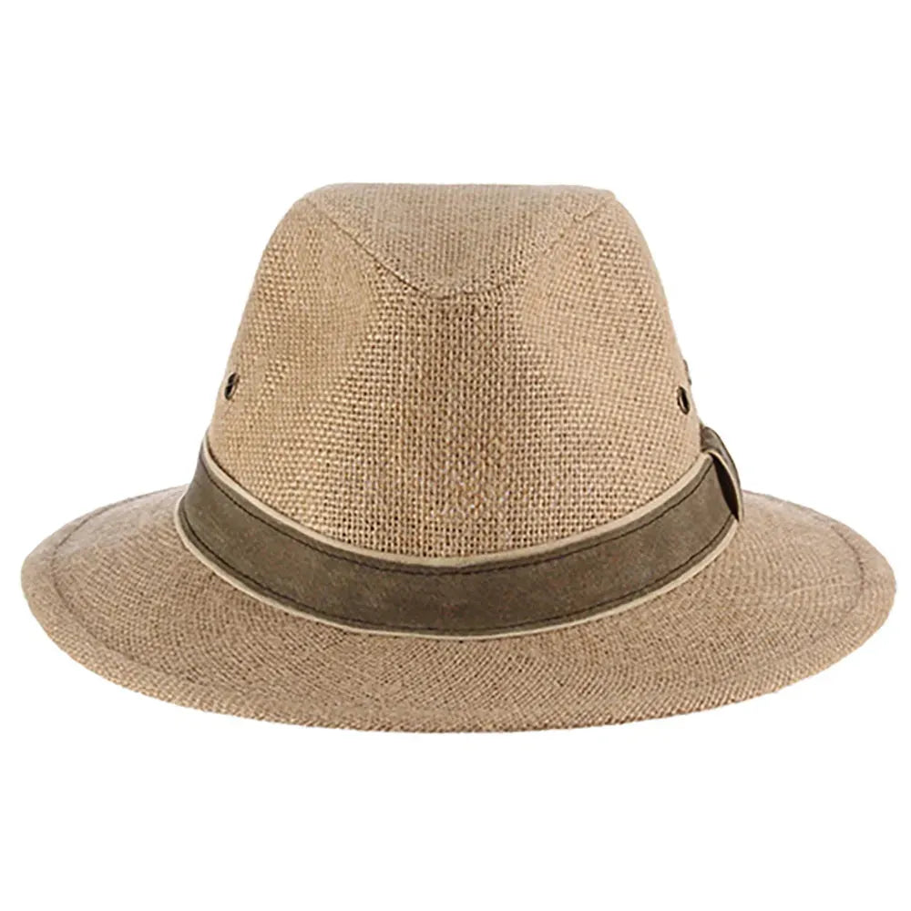 Dorfman Pacific Onshore - Hemp Straw Outback Fedora Hat (Closeout) - Hatcountry