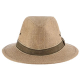 Dorfman Pacific Onshore - Hemp Straw Outback Fedora Hat (Closeout) - Hatcountry